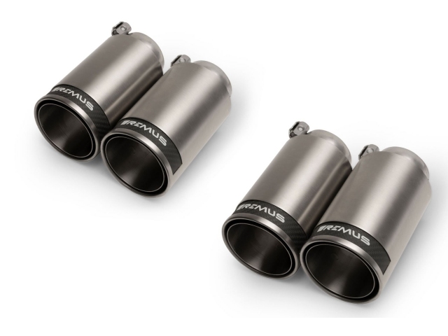 REMUS Exhaust Tips, Polished - Click Image to Close
